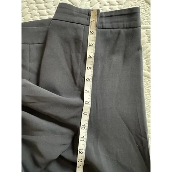 AKRIS Women's Wool Dress Pants, Charcoal. US14 - Picture 7 of 10